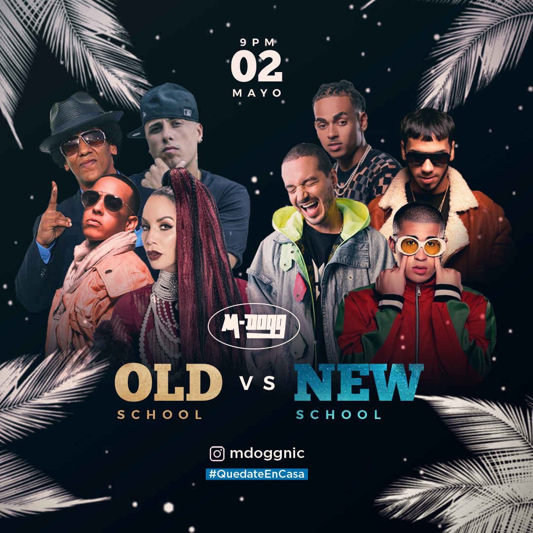 Sábado 2 de Mayo tenemos OLD VS NEW.
¿Querían reggaetón? Entonces reggaetón se les da.
Perreo pa los nenes, perreo pa las nenas 🎤 o Bellaqueo a lo galactic 🎤
Cómo todos los sábados nos vemos a las 9pm en mi cuenta de Insta 🙌🏻