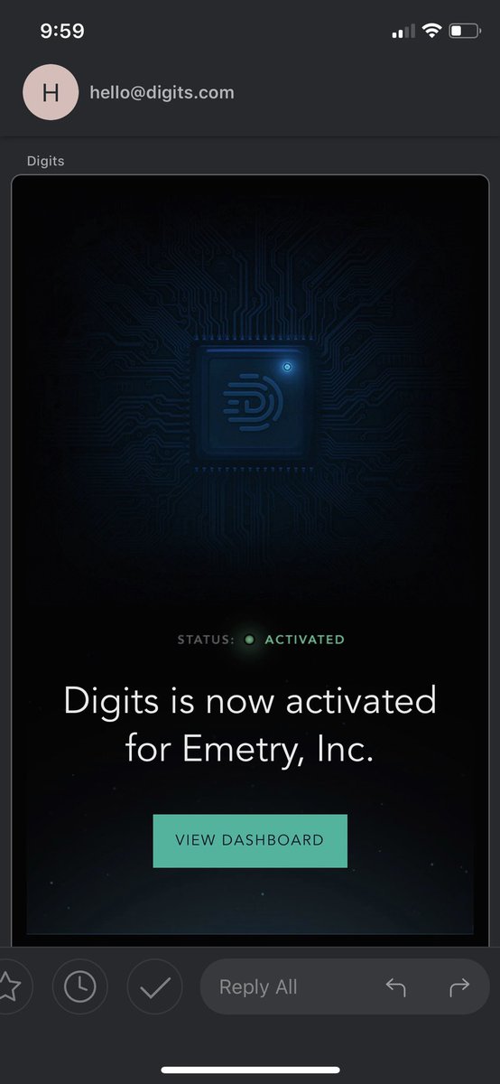 pmabray's tweet photo. This magic happened today. Super impressive @jeffseibert @wayne &amp; the whole @digits team. https://t.co/E38uJdnfmA