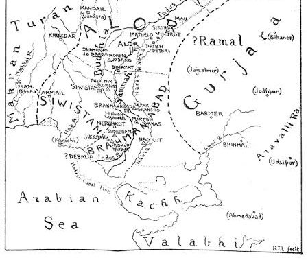 Provinces: Rai Sahiras II divided his Kingdom into 5 provinces, of which four were: 1) Brahmanabad: To Look after Nerun (Hyderabad), Debul, Luhanah and the river. 2) Siwistan: With Sehwan as its headquarters to look after Ludhia and the Rojhan hills.