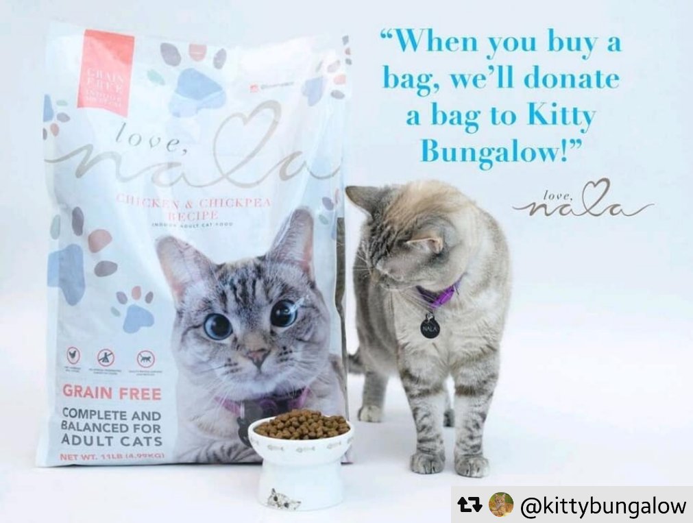 EBAinLA's tweet photo. #Repost @kittybungalow
Buy a bag! Give a bag! 😻 Thanks to PAWsome @iamnalacat, @lovenalaco is #donatingfood to #KittyBungalow for every bag bought thru May 5th. Donated food will be distributed low income #communitycat caretakers in South LA.
Go to https://t.co/BmJLob0QZR https://t.co/tIzEHb4yQD