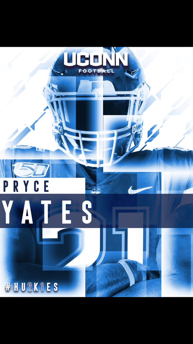 PryceYates's tweet photo. Ecstatic to announce I have received an offer from UCONN ❕❕🔊🔹 @Coach_Carrezola @COACHDOTT @RandyEdsall @UConnFootball @LyndonHamilton7 https://t.co/lsndQLW5ZK