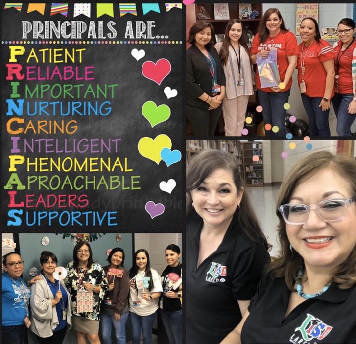 Guerra4856's tweet photo. HAPPY NATIONAL PRINCIPAL’S DAY!   Thank you for all that you do for us @MsRosalbaMtz and @ligerland!!!❤️#appreciationpost #NationalSchoolPrincipalsDay @LISDSanchezOcho @MsJRodriguez36 @Dal31Lessner https://t.co/Yu2kTTeAkA