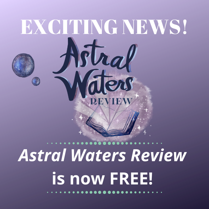 AstralWatPress's tweet photo. ISSUE III IS HERE! And we have an exciting announcement:

ALL issues of Astral Waters Review are now available for FREE download @ https://t.co/hFzXLZWIak!

Our third issue is 133 pages of #aliens, #ghosts, #robot cops, and lots more #scifi &amp; #fantasy lit 

Read it today! 🪐👽🧙 https://t.co/z0Zx5TtQlh