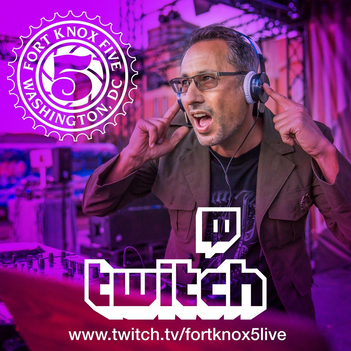 FortKnoxFive's tweet image. FK5 live stream on twitch at 8:30pm Eastern Time // 5:30pm Pacific time || tune in here: twitch.tv/fortknox5live @RPM3 @FortKnoxRecs @daniomanagement @ThunderballDC @listenlocaldc