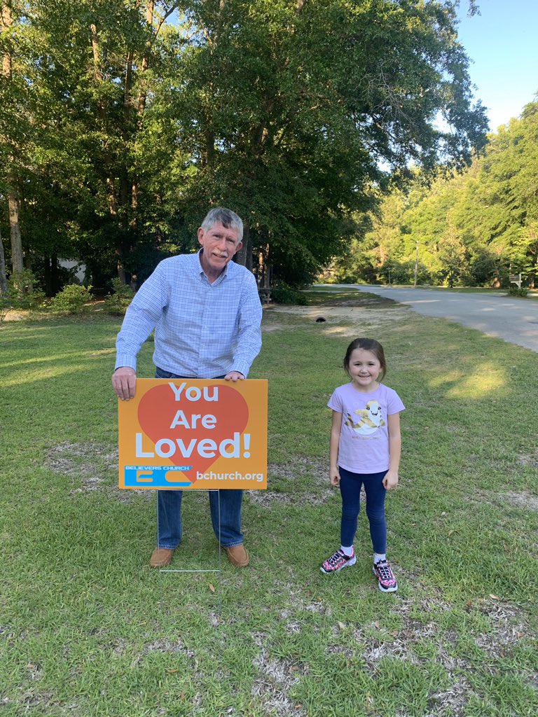 This made my week . Thanks Believers Church and my special friend.