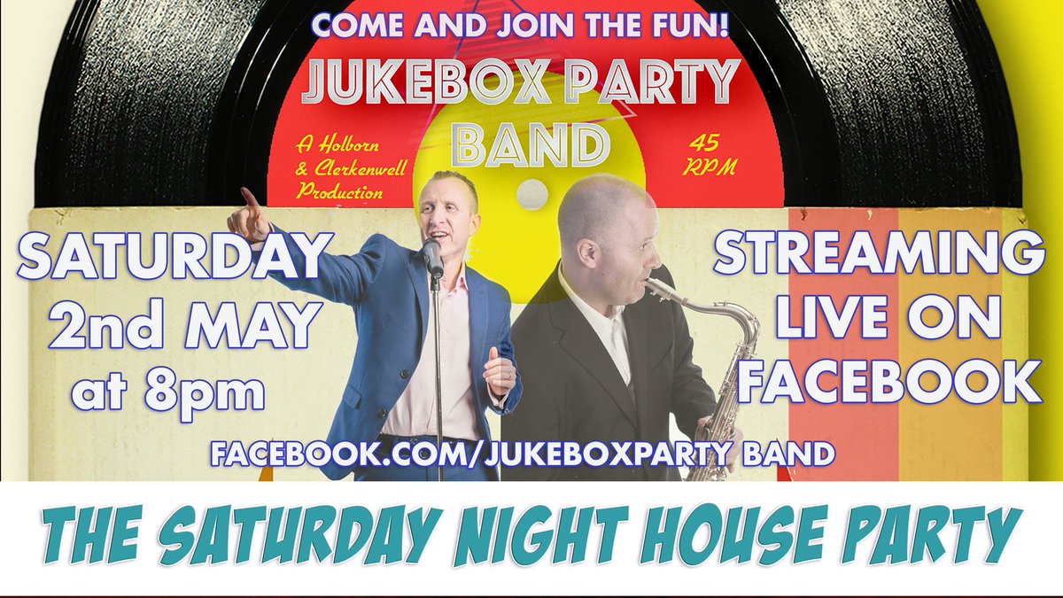 JukeboxPartyBnd's tweet photo. Stiletto's, luminous boob tubes and wet gel at the ready! It's another Saturday night Lockdown Party with the boys!   
See you all soon. Don't be late!! 🎶🕺🎶💃🎶 https://t.co/Ny2kwXwveX