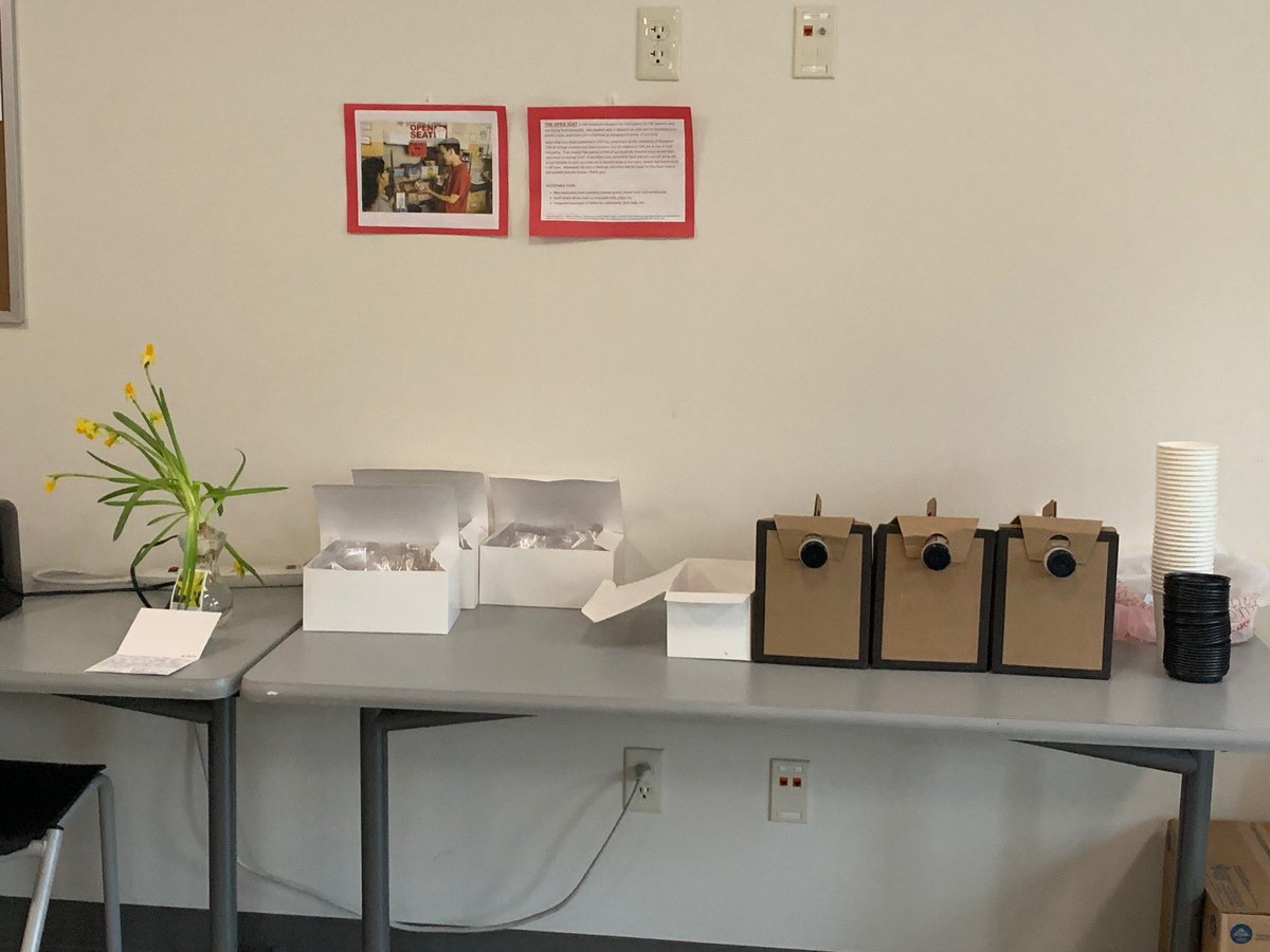 Cookies and coffee from <a href="/yolascafe/">Yola's Cafe</a>?! Yes please!!

A great big THANKS to the UW students from “Sweets for Smiles” who organized this delicious drop-off for our staff. They even brought us flowers!! #sweetsforsmiles