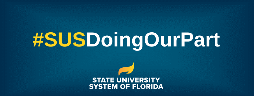 SUS_Florida's tweet photo. #SUSDoingOurPart All of our State University System administrators, alumni, & student government groups are continuing to raise funds to financially support their students via emergency aid, grants, and loans. For more information please visit: https://t.co/xabUNL7G41 https://t.co/NoKlZ2a3hu