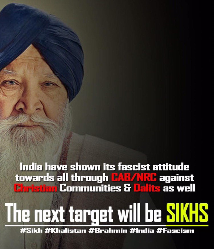 Mohammad14E's tweet photo. Fascist attitude of #india towards all through #CAB #NRC against #chiristia communities & #Dalits as well ...
The next target will be #Sikh
#IndiaKillingMinorities
#sikhsarenot_indian #Khalistan
#Barhamin #facism
#ModiAntiHumanity #ModiHitler https://t.co/gyhZMaB8PO