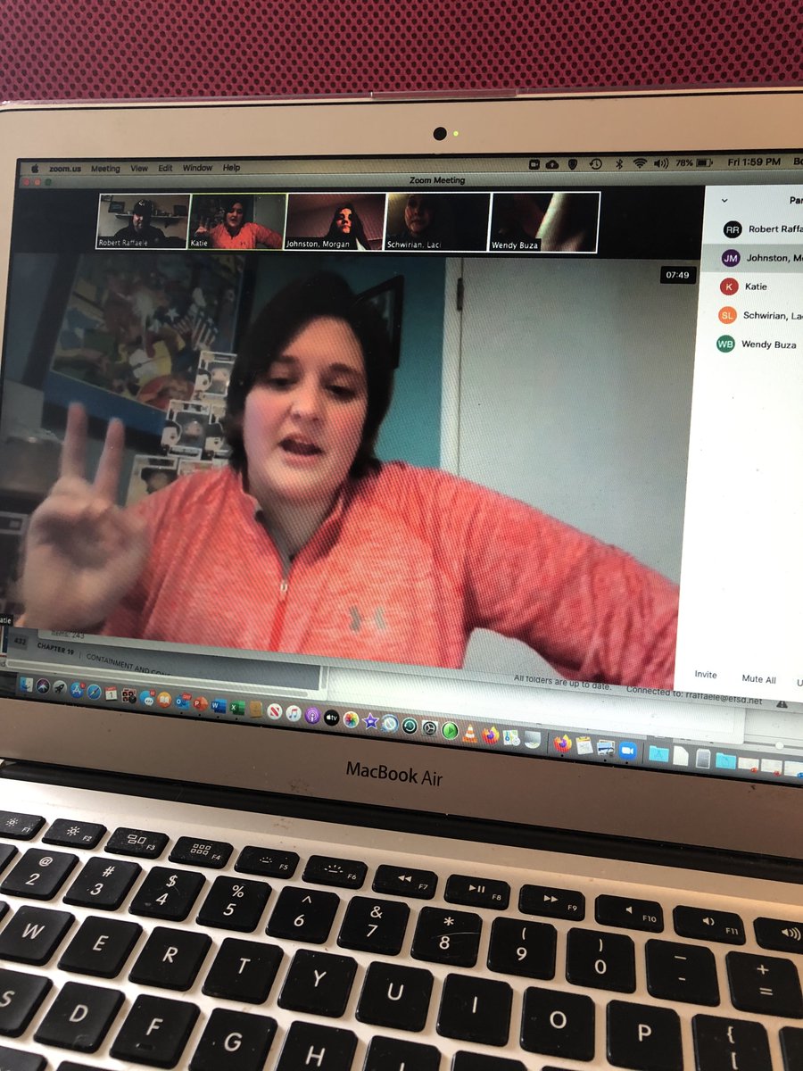 RobertRaffaele's tweet photo. A special thank you to @EFWarriors @CalUofPA student teacher Ms. Katie Yohe for all her hard work she has done with the @EFHSClassOf2022.  She didn't miss a beat when we moved to virtual instruction. It was a pleasure being your cooperating teacher. The kids and I will miss you! https://t.co/I9XZXVJCDn
