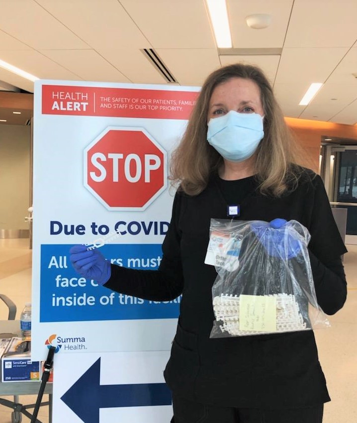 Today, we delivered 220 PPE to @Summa and <a href="/AkronChildren/">Akron Children's</a>:
✔️ 50 face shields ✔️ 170 ear savers
Also, thank you to @Goodyear for joining our efforts w a monetary donation to help produce 3D-printed “stop-gap masks” for local hospitals. We are on course for creating 6,500 PPE!