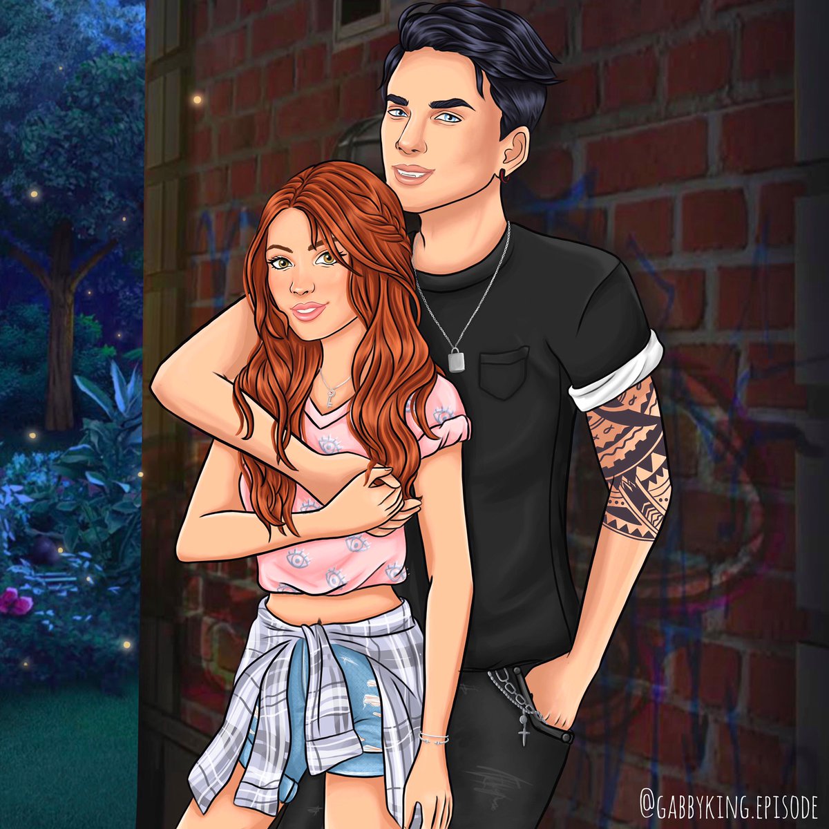 GabbyEpisode's tweet photo. Ari &amp; Gabriel from “Eat me up” by the amazing @/helistories on Instagram ✨
#episode https://t.co/u0IoLZyalE
