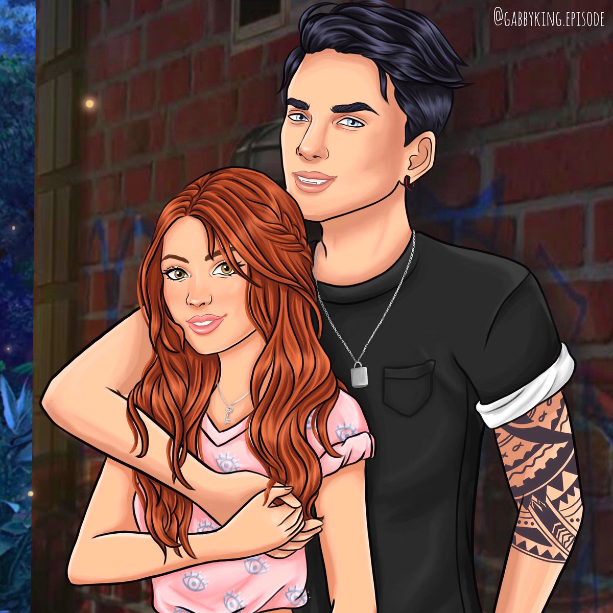 GabbyEpisode's tweet photo. Ari &amp; Gabriel from “Eat me up” by the amazing @/helistories on Instagram ✨
#episode https://t.co/u0IoLZyalE