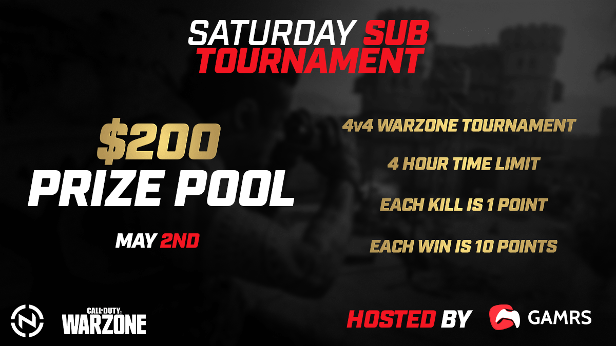 Neslo's tweet photo. LIVE 🔴 : https://t.co/cHz6YXGIOs

Closing Sign-Ups tonight at 8est so I can make teams for tomorrow's tournament. Please register here if your a twitch sub.

https://t.co/sN3Sp1ymAF

Also Please add my activision id so I can see your stats and balance the teams. Neslo#4666408 https://t.co/XTpn6rwITg