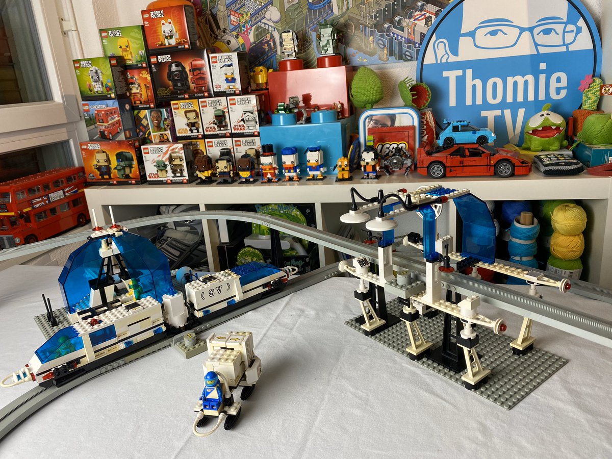 lego space train set
