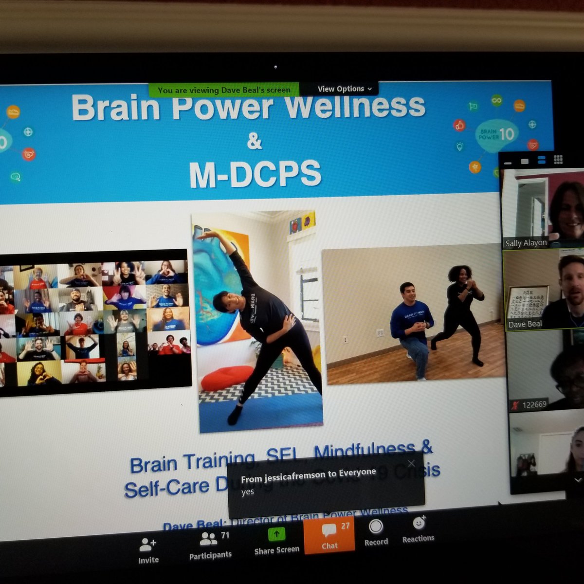 MDCPS_MHS's tweet photo. "When We Feel Good, We Do Good"  Thank you @brainpower_10 for helping kick off #MentalHealthAwarenessMonth with a moving  "Brain Power Wellness" presentation on Focus, Mindfulness &amp; Emotional Wellness - tools &amp; exercises for  administrators, teachers &amp; students.@MDCPSOperations https://t.co/kpmRE9bsHn
