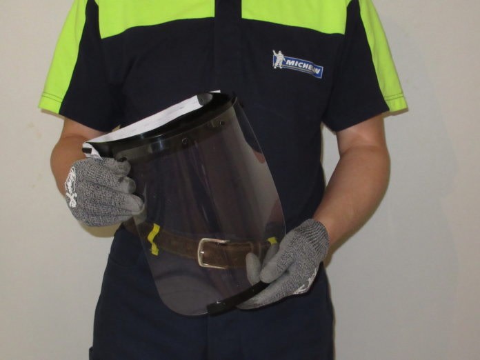 Protolabs's tweet photo. We recently partnered with @Michelin as it supplied 10,000 reusable face shields to 2 of France's largest univ hospitals. Proud to help the company prototype its design with #3dprinting before scaling to #injectionmolding for production #ProtolabsPROUD #fightcovid19 #madeinUSA https://t.co/F8Y9npdIji