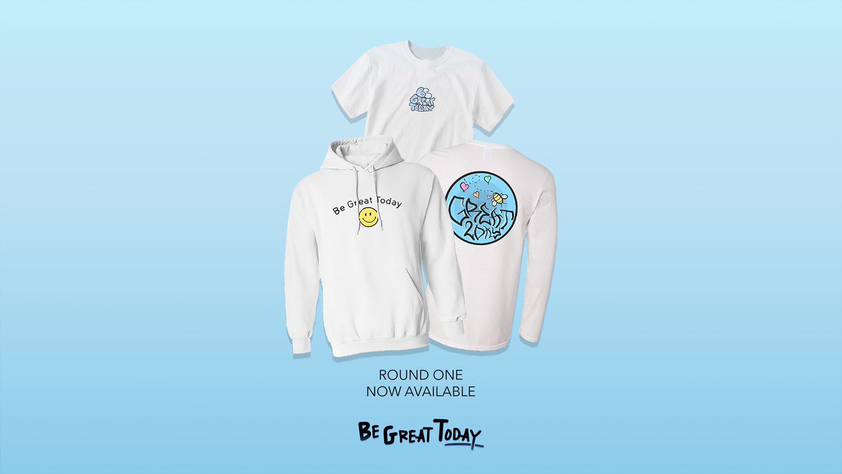 pay10irwin's tweet photo. BE GREAT TODAY. ROUND ONE. NOW AVAILABLE. 

@begreattodayco 
https://t.co/rnAR0nuKW1 https://t.co/nWUKG7Ks65