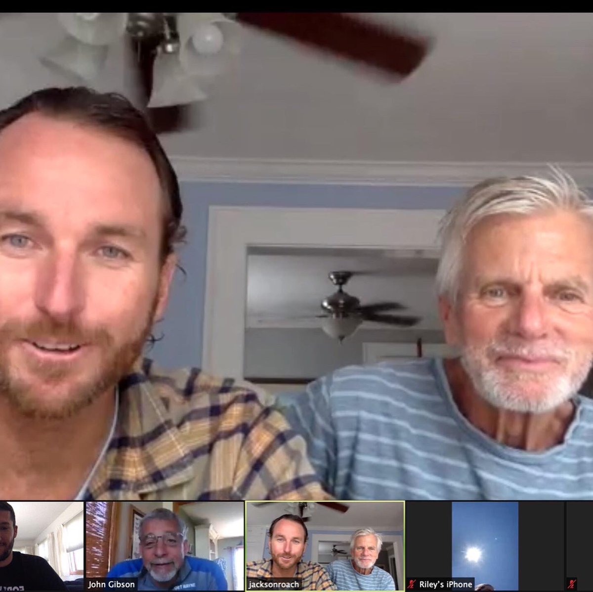 Today we had not one but TWO LEGENDS share their mountains of wisdom with our club. @coachjackroach &amp; Aaron Peirsol, thank you for sharing how to use this time to refine our character, be empathetic, be curious, chase our passions, and don’t be afraid to ask, “why swimming?”