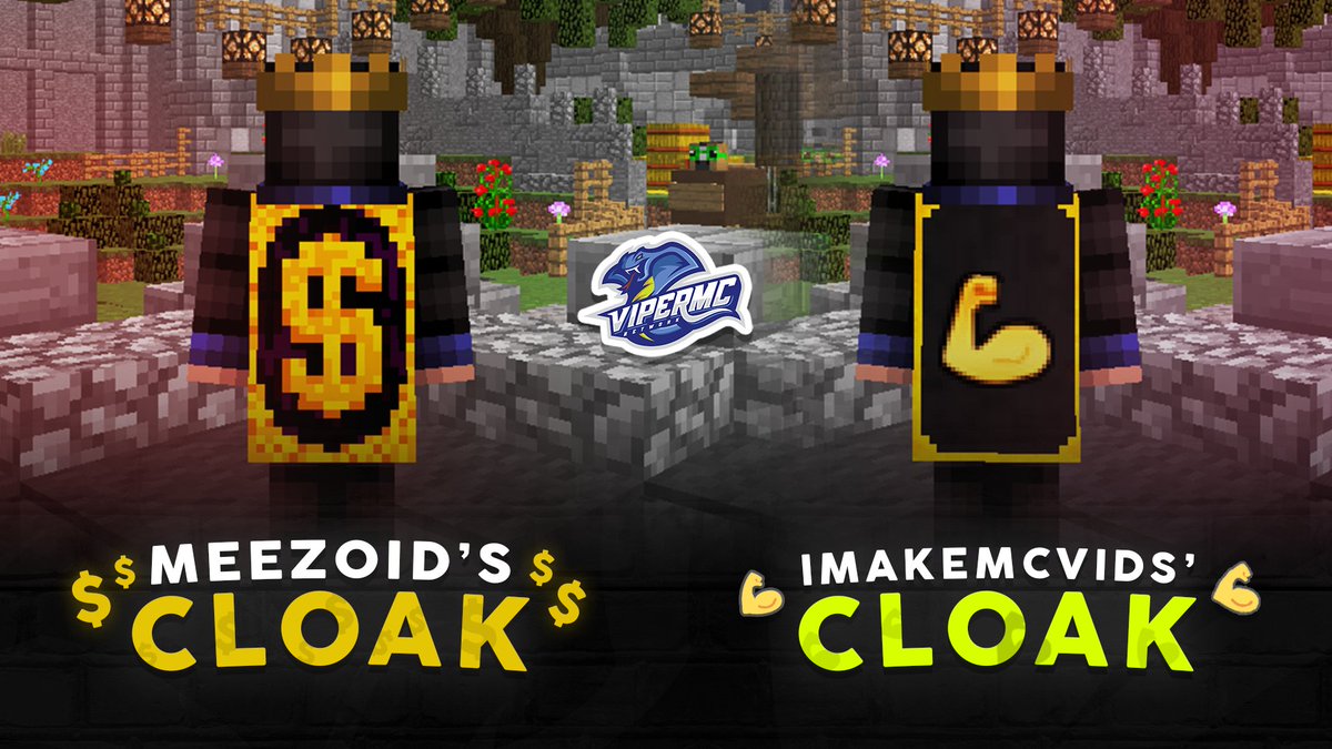 ViperMC's tweet image. In celebration of Royale and Reforged's return, we will be giving away 4 cloaks on @LunarClient! 💫

Follow us, @LunarClient, @MeeZoid, and @iMakeMcVidz, Retweet, and Like for a chance to win 1 of 4 partner cloaks! 💚

Royale's SOTW is in less than 24 hours. See you soon! ⚔️