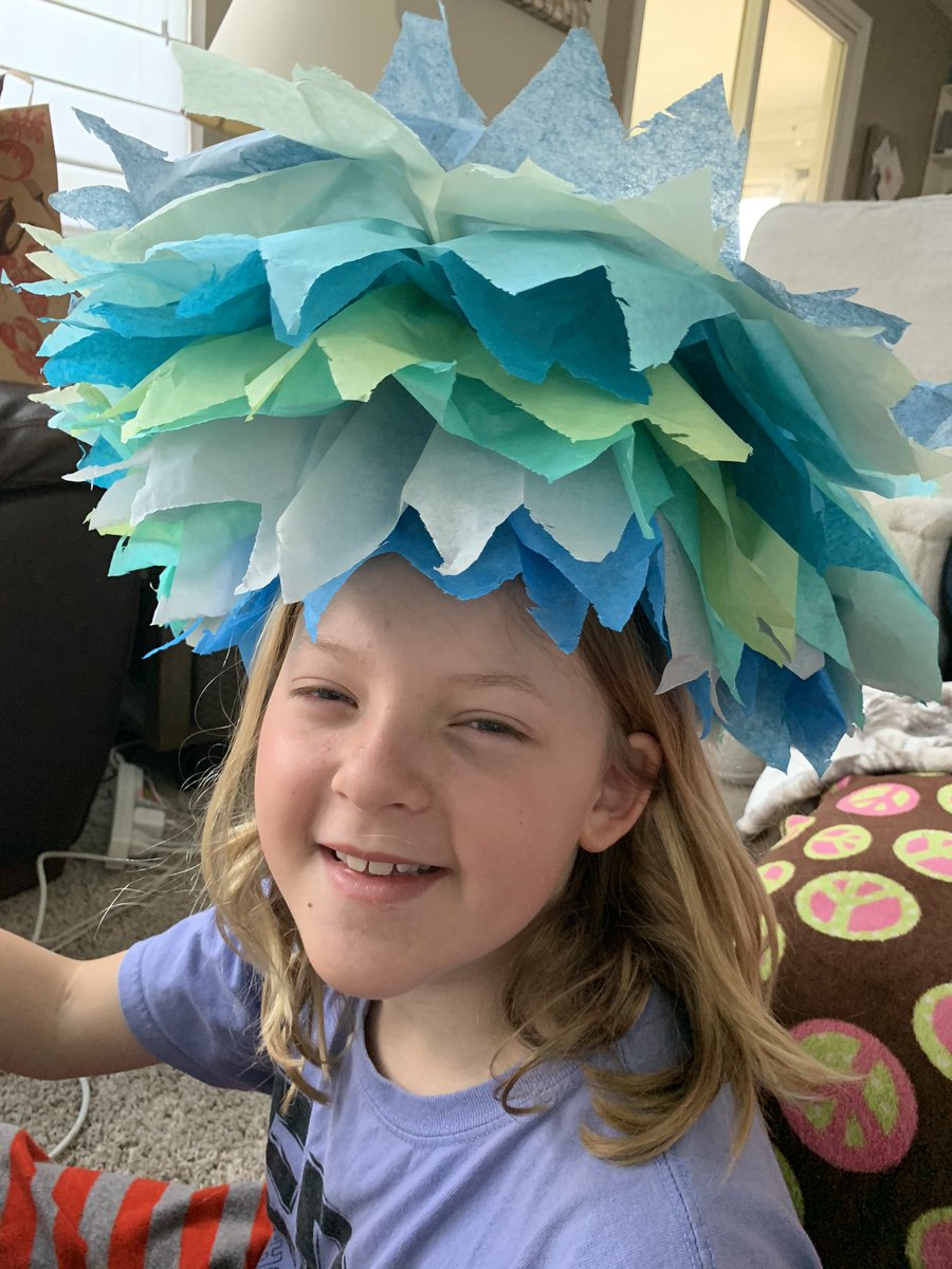 We created our hat today for our first virtual spirit day.  #d24inspires