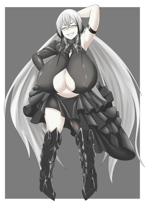 Commission piece for @Fid99ftw . A serving of large..... EXTRA THICC gaia. 