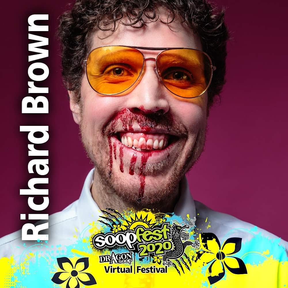 dragon_soop's tweet photo. Announcing @RichieJBrown in the line-up for the #SOOPFEST 2020 #DragonSoop #VirtualFestival!
Comedian & writer Richard Brown is known for his thoughtful, intelligent and dark alternative #comedy...
>> https://t.co/k6i65NUzSw https://t.co/26h1eNW0sL
