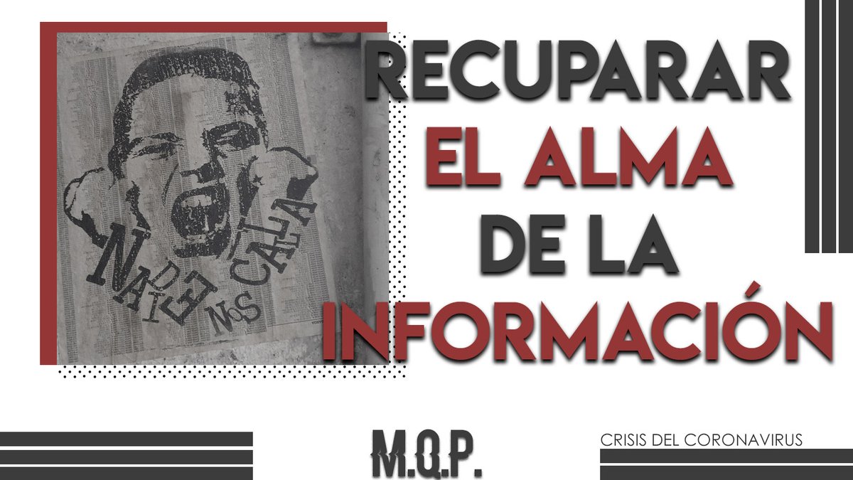 MasQuePolitica_'s tweet photo. "La pregunta ahora puede ser, si no es el Estado, ¿quién puede detener la infodemia actual? O más bien, ¿qué podemos hacer para que en el debate no se extiendan soluciones de corte antidemocrático?" 🤳

👉 https://t.co/0UHK4we3Eq 👈 https://t.co/UjG2lZkVmr