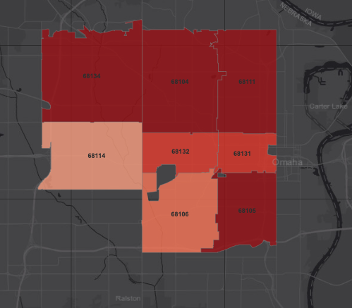 NebraskaMegan's tweet photo. Cases in Nebraska are on the rise, and my district is being pummeled. The systemic inequalities growing pre-COVID are laid bare by this pandemic, right down to the zip code.

42% of confirmed cases in Douglas County are in my district--and this is without widespread testing. https://t.co/3OcfQ2cyCH
