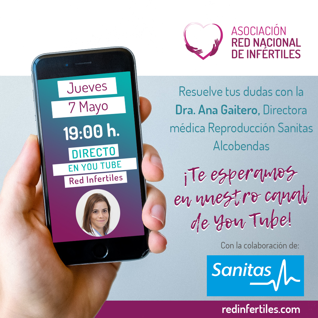 🔴Nuevo Youtube Live con el experto en nuestro canal de Youtube. Conectaremos con <a href="/sanitas/">Sanitas</a> y @AAGaitero para resolver las miles de preguntas que tendrás sobre tu tratamiento de #reproduccionasistida

📅 Jueves, 7 mayo
⏰ 19:00h

👉Inscríbete forms.gle/ofrVbe8EyujAuF…
#infertilpandy