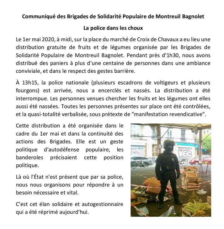#SolidaritéPopulaire #BSPMontreuilBagnolet