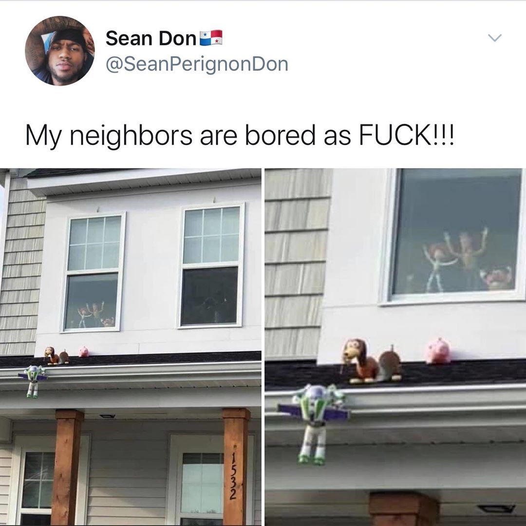 SpeakComedy's tweet photo. Your neighbor is just actually Andy https://t.co/ztQtqbASXm