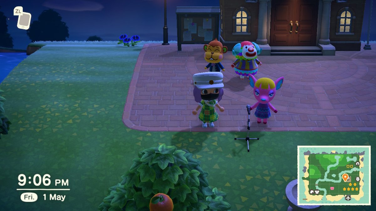 hooshico's tweet photo. My babies are singing  #AnimalCrossing #ACNH #NintendoSwitch https://t.co/3cTBjAtMNa