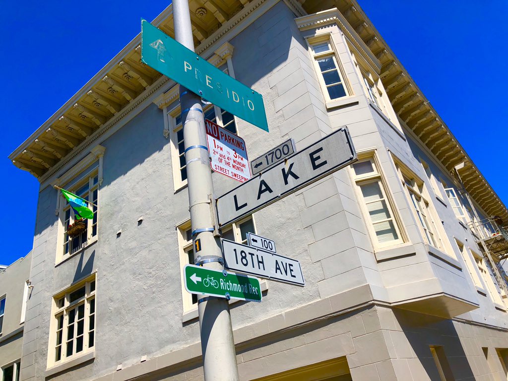 bbarnett415's tweet photo. Thank you @sfmta_muni, #SlowStreets on Lake is great for my essential trips and some fresh air https://t.co/FU6b5ItrFq