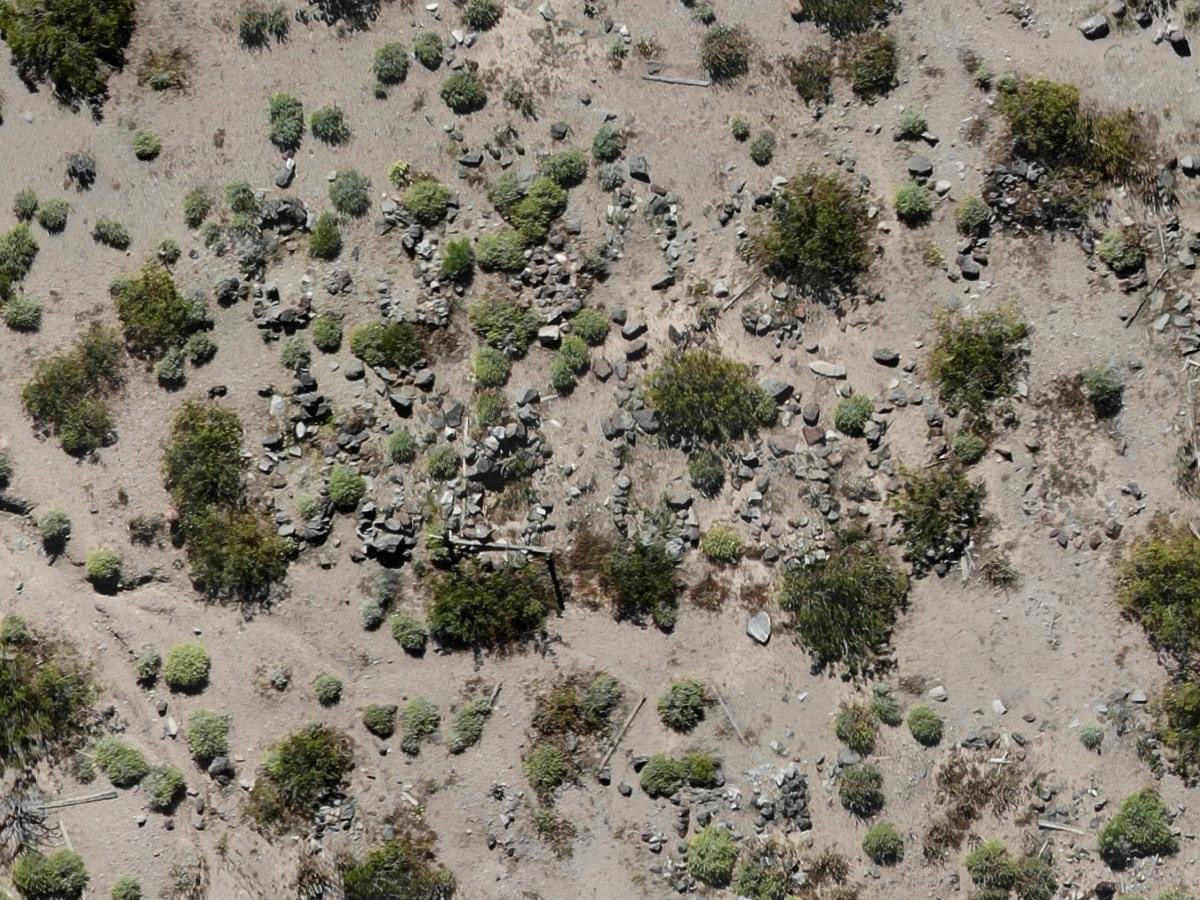 CharlesBlackSRP's tweet photo. While out flying the drone yesterday we located an unknown pioneer cemetery in White Hills,AZ. Unfortunately according to the GIS mapping it is outside of @BLMArizona land and looks like this #historical #landmark will be destroyed and erased from #History https://t.co/QtKS1b78LS