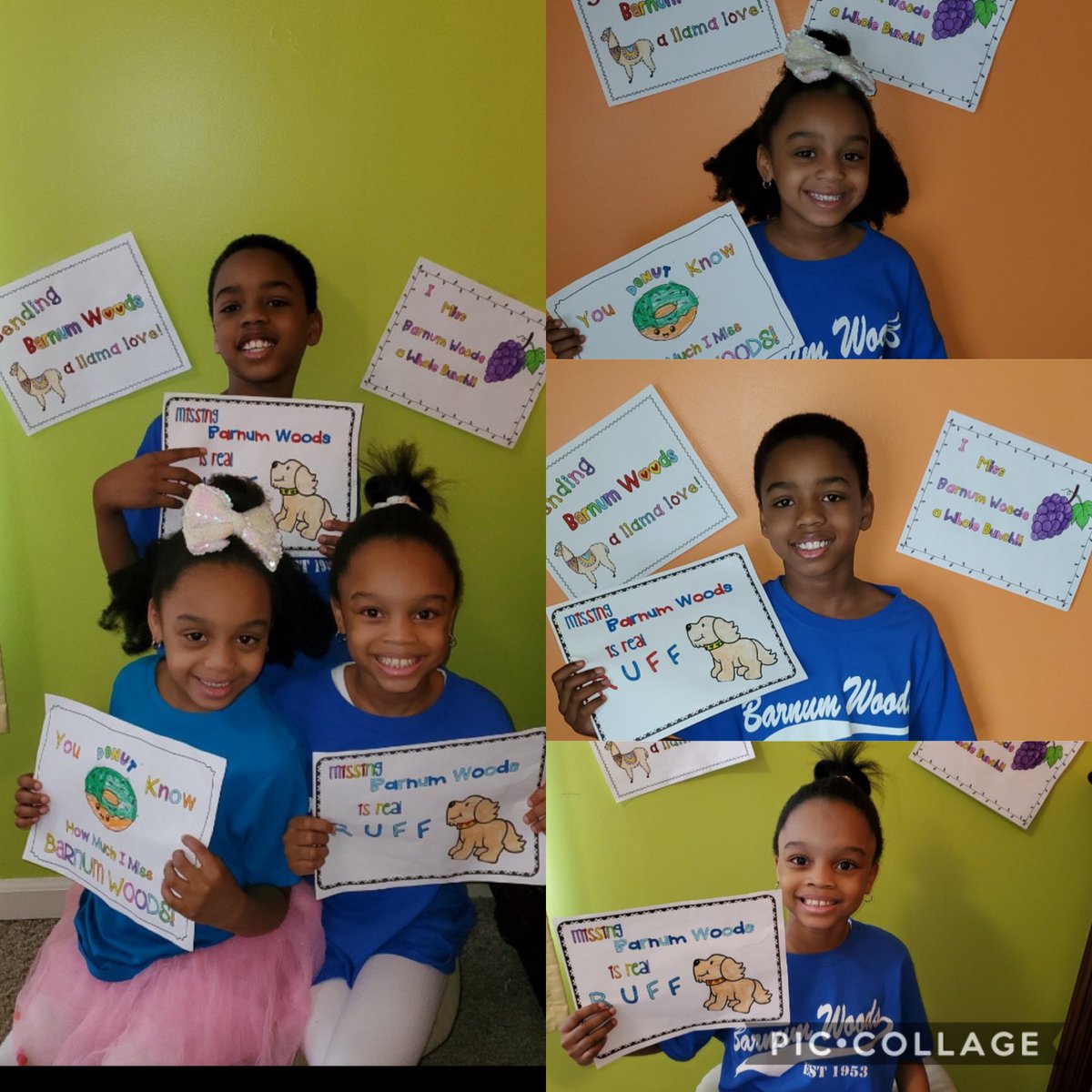 BarnumSpirit's tweet photo. #missingBW @BarnumWoods @MsDavanzo161 The Vance family showing their spirit! 🤍💙 https://t.co/BbL9bgn2U3