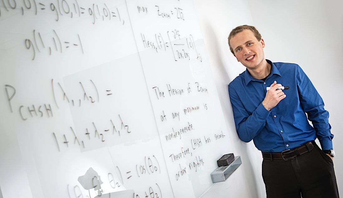 JointQuICS's tweet photo. Heads or tails? #QuICS Fellow Carl Miller uses math and quantum physics to explore “fairness” in coin flipping. https://t.co/zSwrduCRUU #UMDdiscovers https://t.co/brybcXG2Os