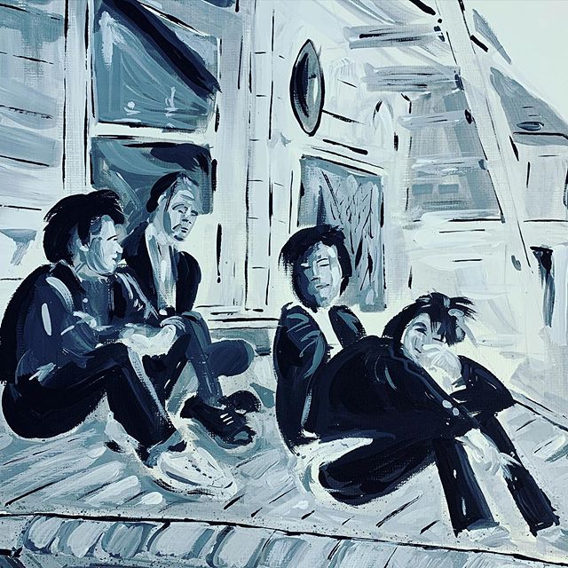 speedofmonsters's tweet photo. Replacements “Let It Be” cover. Daniel Corrigan.
Acrylic on paper. 
#replacements #letitbe #replacementsletitbe #twintonerecords  #mats #danielcorrigan https://t.co/nnDQm1SfSw