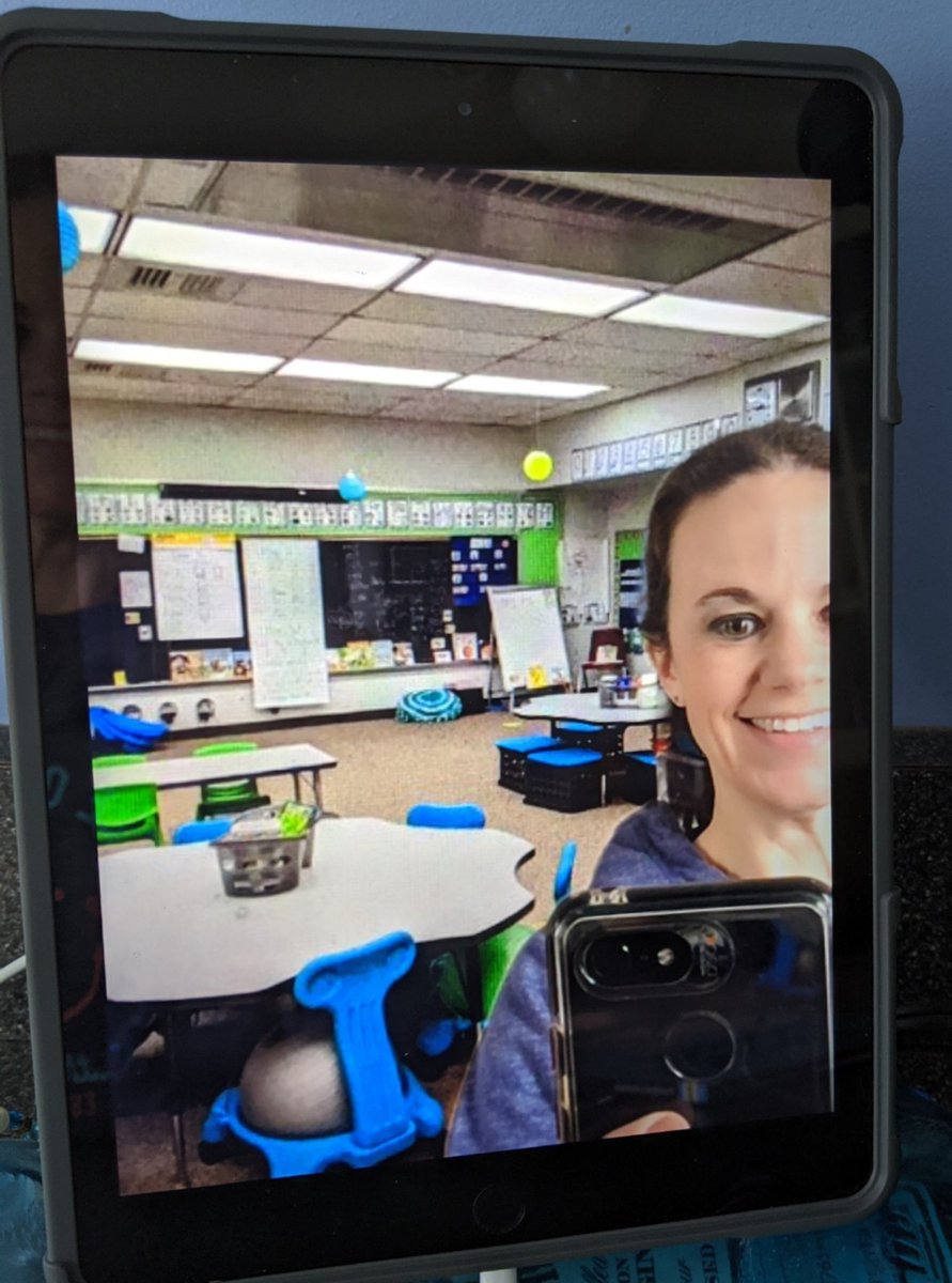 monmor34's tweet photo. I brought my classroom to the kiddos on zoom. They loved it! Some of their reactions were priceless. 💕 #kindergarten #nasdtogether #nazarethstrong https://t.co/rpWyvxsGPo