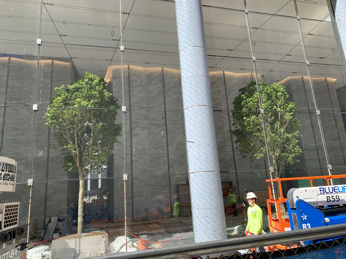 paultoddlambert's tweet photo. THANK YOU to all the trade workers bringing the lobby to life at #110NWacker! Love how the trees will help invite visitors into #BofATower
Stay Healthy, Stay Safe! https://t.co/hTp37NVU3L