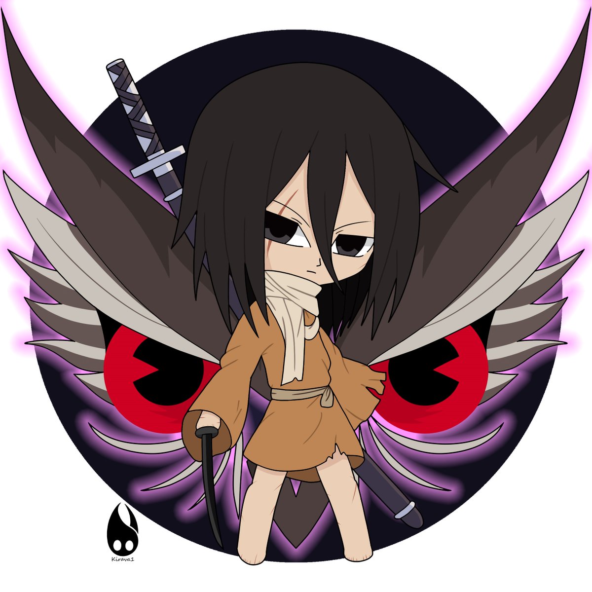Kirava11's tweet photo. Continuing with the Sekiro binge, here's Young Wolf, with a slight nod to Owl for the background :3
#chibi #fanart #sekiroshadowsdietwice #sekiro #darksouls #linkthefire https://t.co/b1JH1lm8Ad