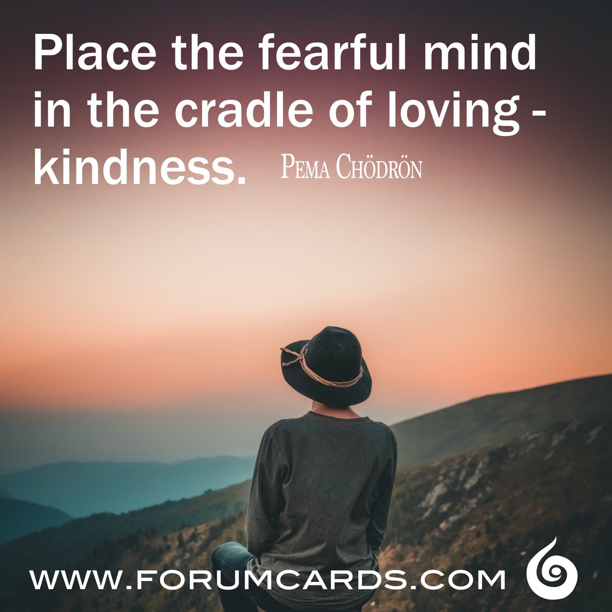 Forumcards's tweet photo. Just be kind to yourself! #forumcards #pemachodron #fear #kindness #love #selflove #quarantine2020 #covid #happiness #selfworth #lifejourney #challengingtime #appreciate #surrounding #happy #peaceofmind
#powerofmind #fridayfeeling #mindfullness #inspirationalquote https://t.co/HNBptS9VIZ