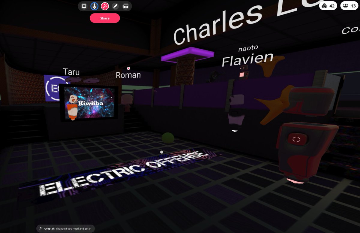 utopiah's tweet photo. 🎧 starting the weekend on @MozillaHubs with Kiwiba for #EOvirtual https://t.co/x2kTAJjME7 will post photos and videos down this thread but join us live, in #VR if you can, computer or even mobile phone https://t.co/tbjNZWrT1L