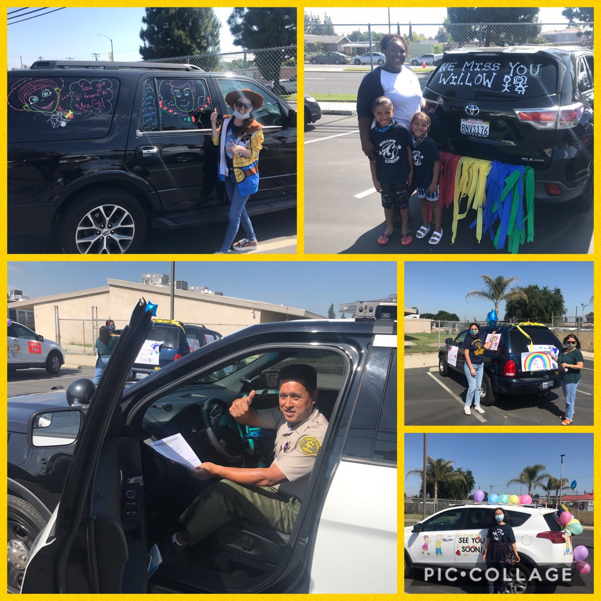 WillowES_ABC's tweet photo. The Willow staff getting ready for our Happiness Drive-Thru parade this morning! We are SO excited!!! #willowesrocks #wolfpackstrong #abcstories #morepicscoming https://t.co/um7fL3MaYh