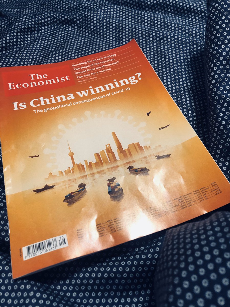 Yllätin teinini lukemasta <a href="/TheEconomist/">The Economist</a> lehteä. Tähän on tultu. #nykynuoriso