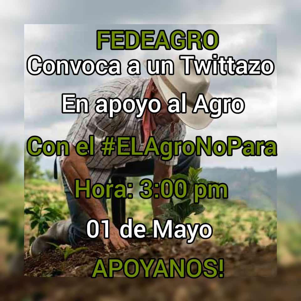 Nos solidarizamos con todos los trabajadores del campo #vzlano  aun a pesar de todos los obstaculos perseveran para construir el nuevo pais .
Seguimos sembrando el futuro del campo.
#ElCampoNoPara 
#SinProductoresNoHayAlimentos