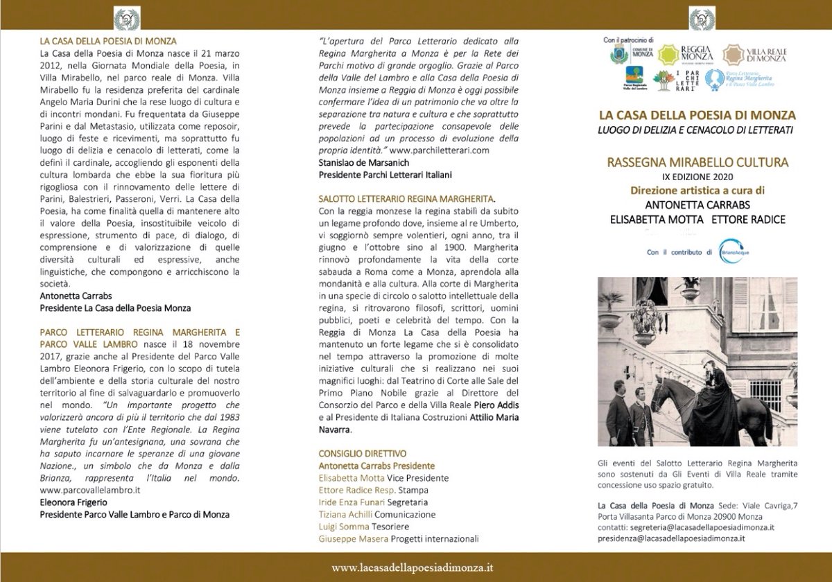 La Casa della Poesia di Monza tweet media