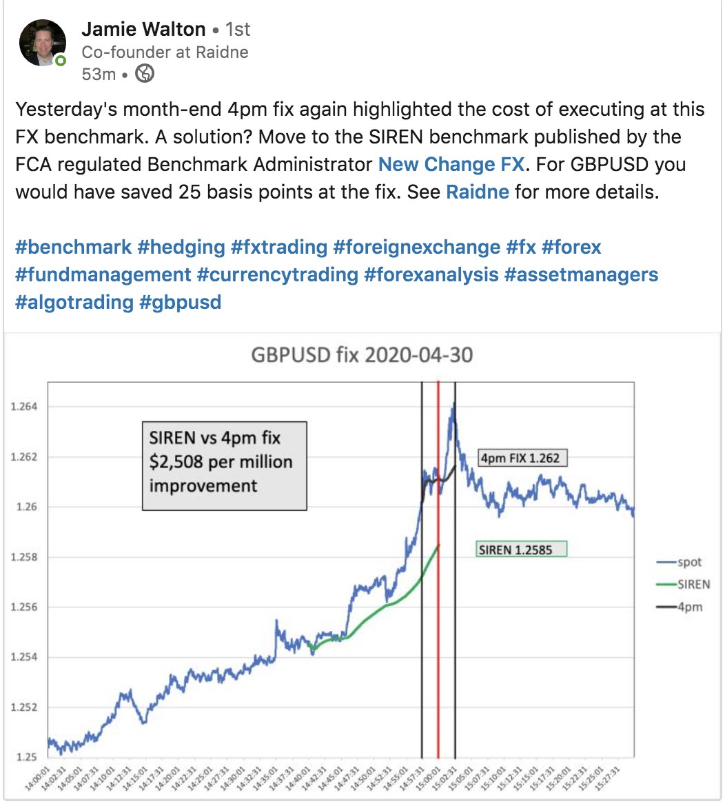 Pension funds take another hit at the end of month FX Fix.
How long can this carry on?
Low global interest rates, companies reducing dividends and legacy FX hedging systems haemorrhaging asset owners cash each day at 4 pm.