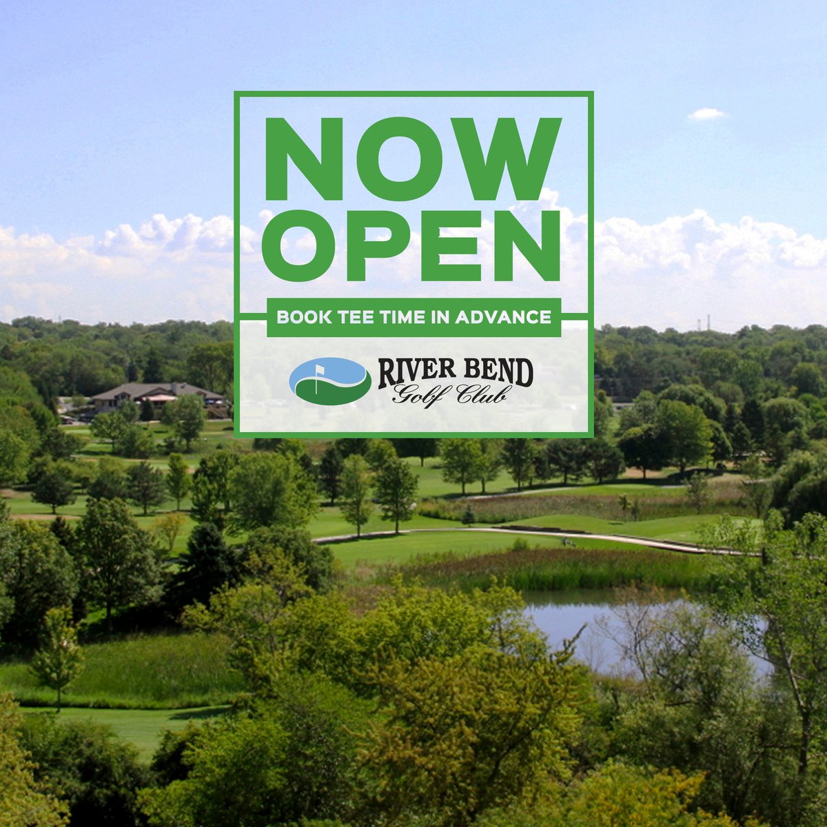WheatstackLisle's tweet photo. @RiverBendLisle is NOW OPEN 6am-6pm, everyday! MUST call 630-968-1920 opt. 1 or book online.
- Singles &amp; Twosomes
- Walking Only
- No Rentals
Golf will be permitted under strict safety guidelines while ensuring that social distancing is followed. https://t.co/eqO8xB49z4