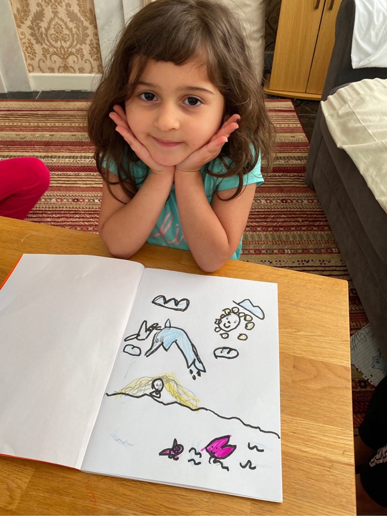 WhitefieldPS's tweet photo. Well @LydiaMonks reception have absolutely loved joining in with #drawwithlydia dolphin drawing and sharing the results on @Seesaw . Thank you for bringing us joy. https://t.co/b6A8HlJaIW